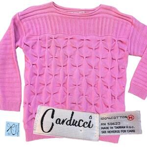 Carducci Kawaii Bowtie Farfalle Sweater Sz M